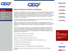 Tablet Screenshot of ceobizbroker.com